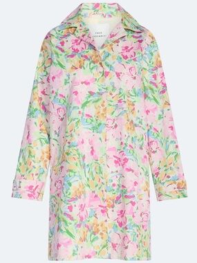 Free Assembly Ladies Floral Car Coat Size XL